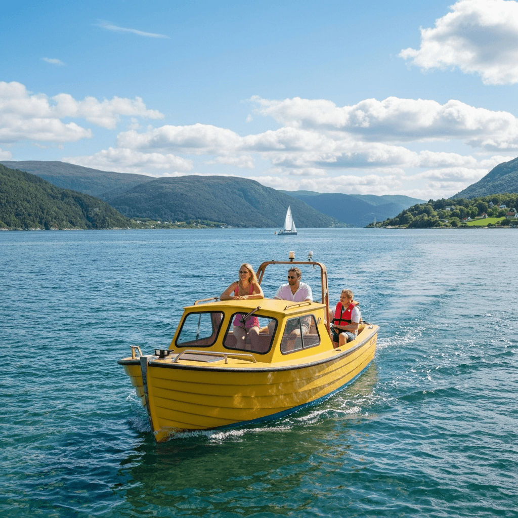 Fisker tidlig morgen